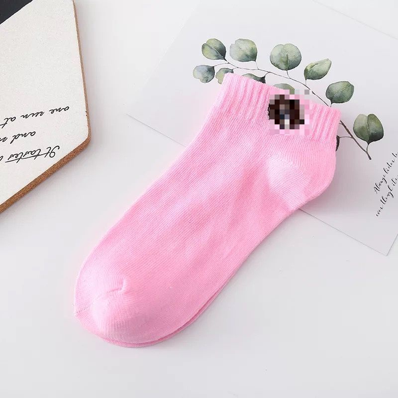 HC Kaos Kaki Wanita Pria Fashion Unisex Motif Beruang Kaos Kaki Wanita Import Kekinian-PINK