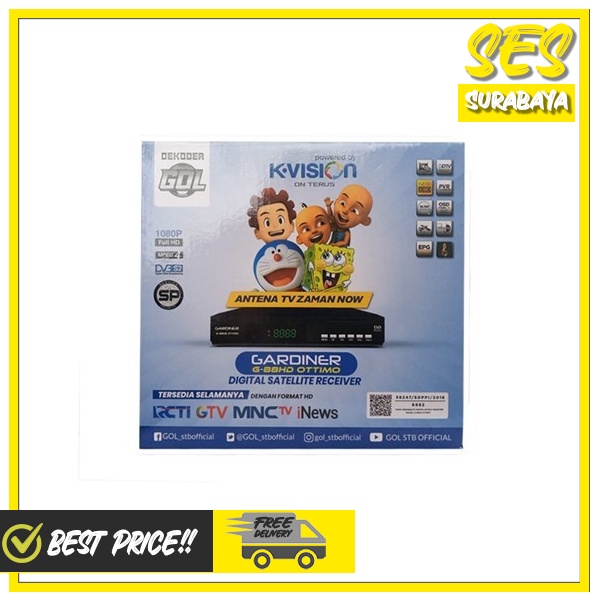 SES Bisa Acakan Voucher Receiver G-88 HD Ottimo Gardiner Top Quality