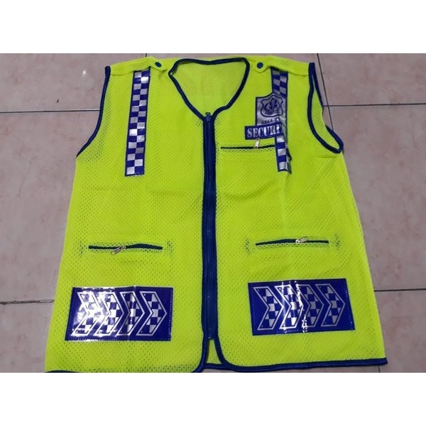 Rompi Jaring Security Satpan Parkir l Non Scotlight l Vest Secuirty l Jala