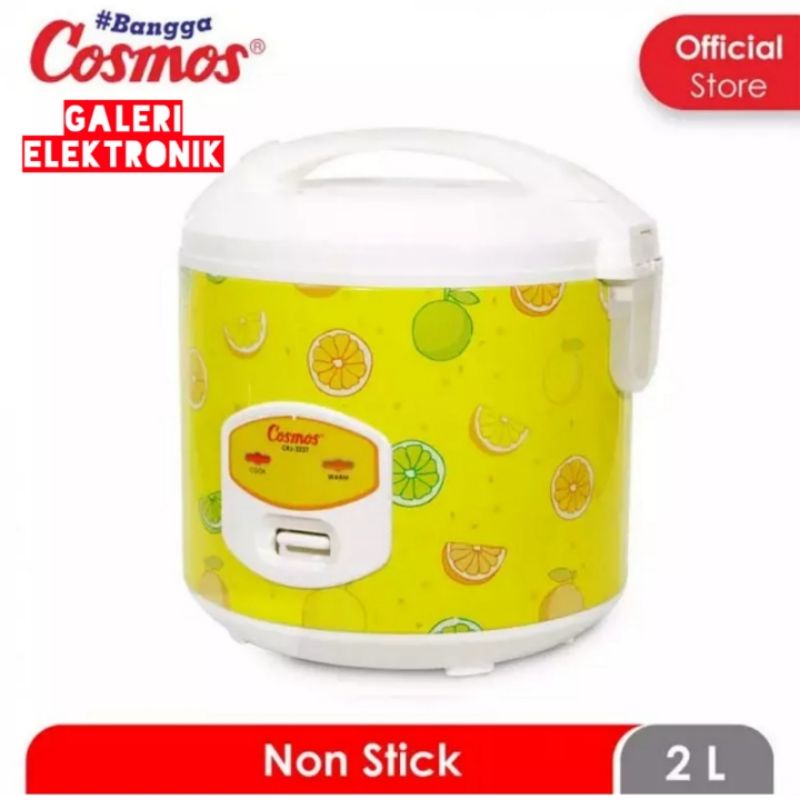 Rice cooker Cosmos CRJ 3237 anti lengket 2,0 liter Original