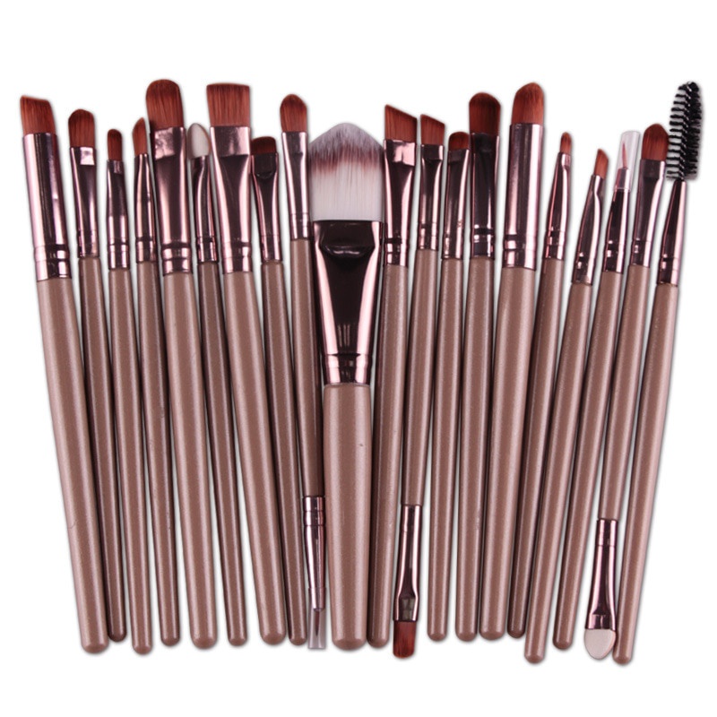 20pcs / set brush Eyeshadow / Bibir / blush On / foundation / Alis Untuk Alat Kecantikan