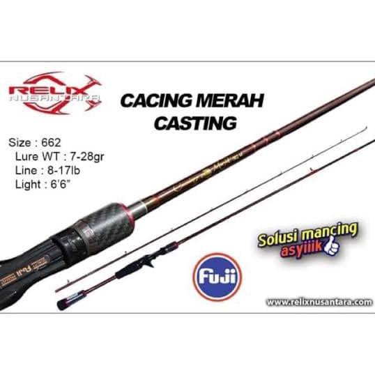 Joran Cacing Merah Relix Nusantara 662M