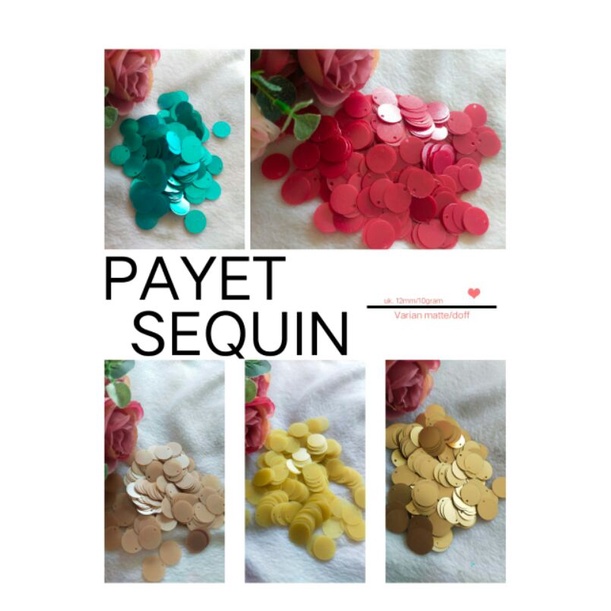 Payet sequin dolar matte 12mm/10gr