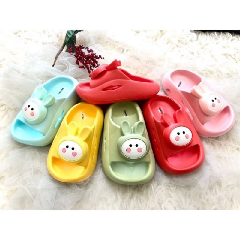 SANDAL SLOP ANAK MOTIF KELINCI / NEXAS KELINCI