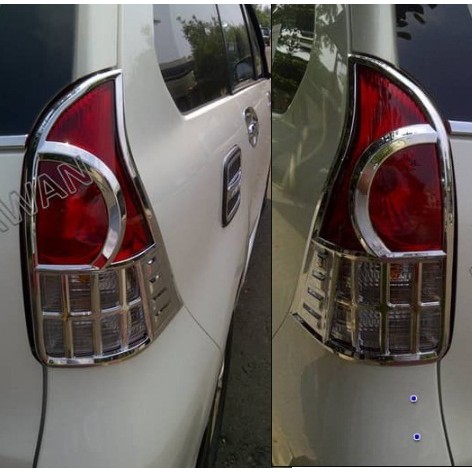 Garnish Belakang Chrome All New Avanza