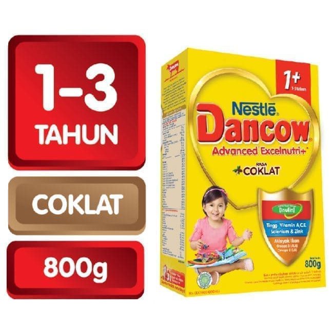 Dancow 1 Chocolate 800 gram Susu Bayi