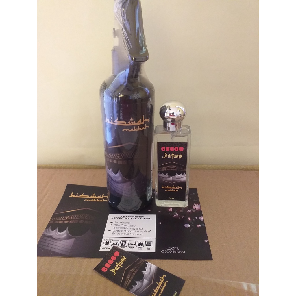 Combo Hemat Parfum Arab KISWAH(Parfum Edp 30ml + Ruangan 250ml)