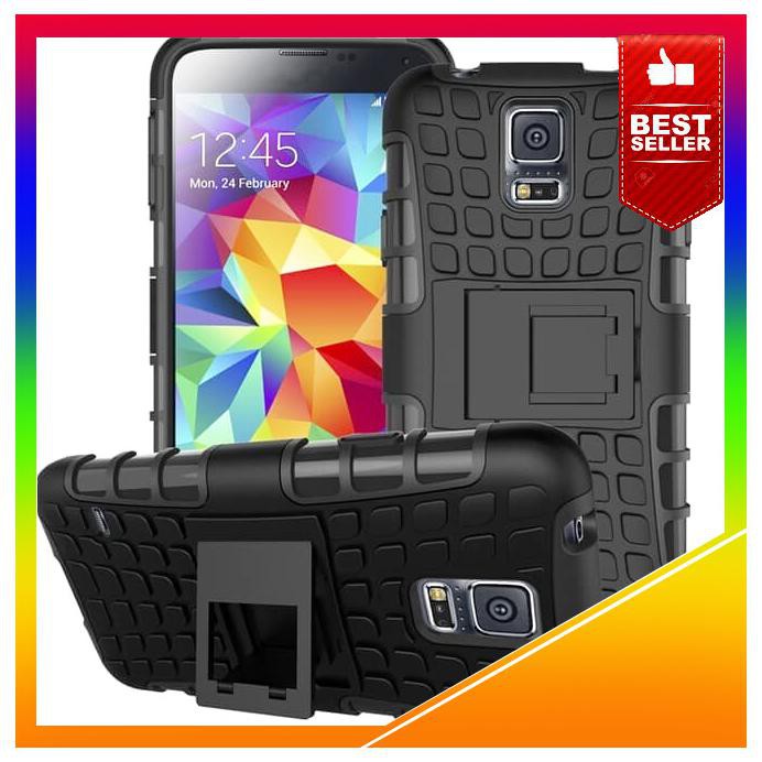Acc Hp Samsung S5 S5 I9600 Case Dazzle Case Rugged Armor Kick Stand Spigen