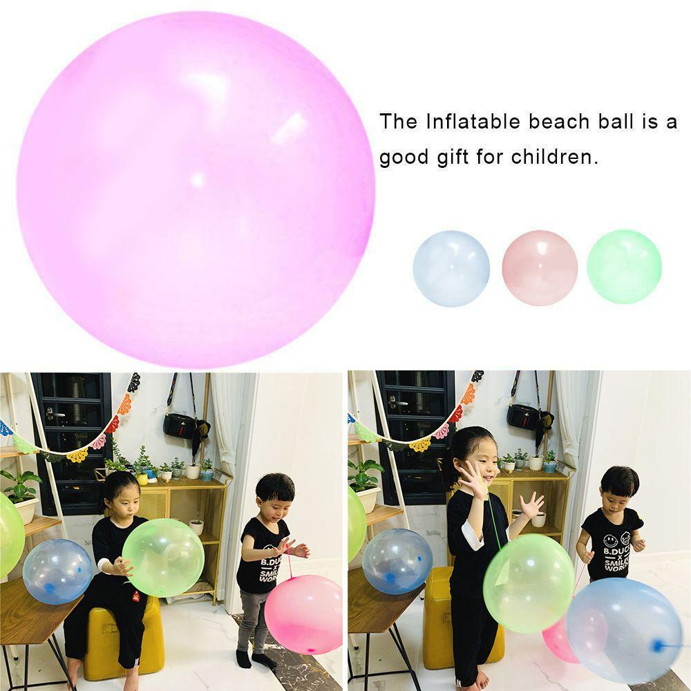 [Elegan] Bubble Balls Stretch Tahan Lama Karet Interaktif Balon Olahraga Super Amazing