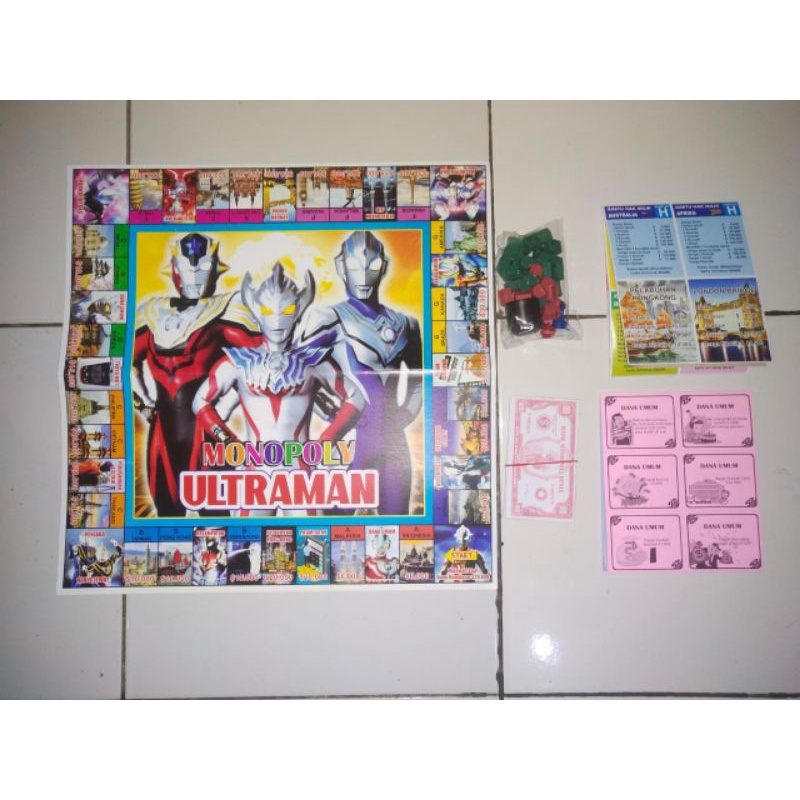 Monopoli Internasional Ultraman - Mainan Monopoli Murah ukuran besar