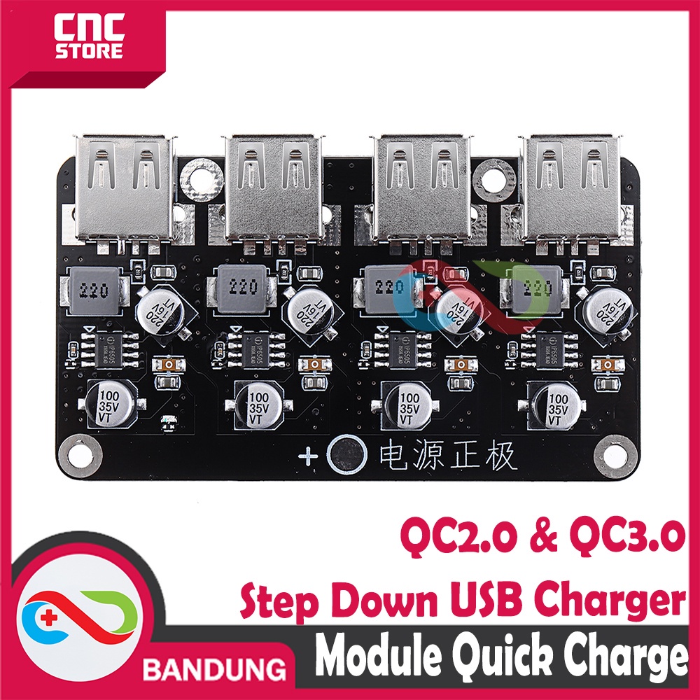 MODULE STEP DOWN FAST CHARGING 4 CHANNEL USB QC 3.0 96W