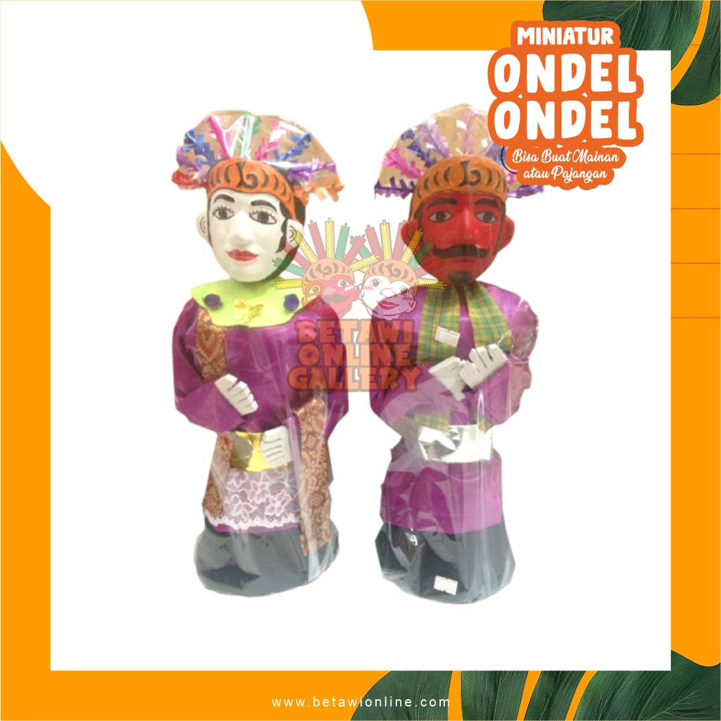 Ondel Ondel Anak Topeng spons / Topeng Karet (Bisa Masuk Anak) / Ondel Ondel