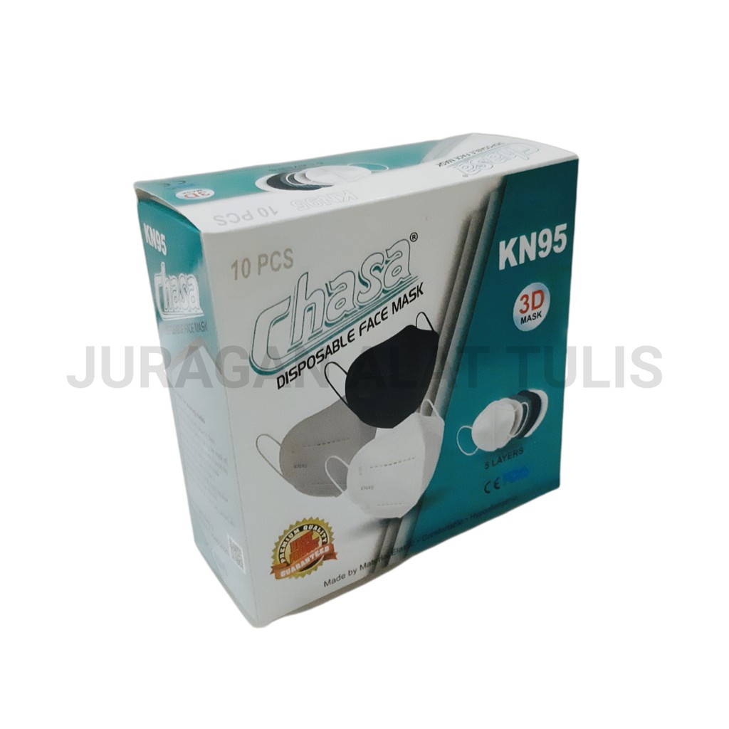 MASKER KN95 3 LAPIS ISI 10 PCS CHASA / 3D MASK