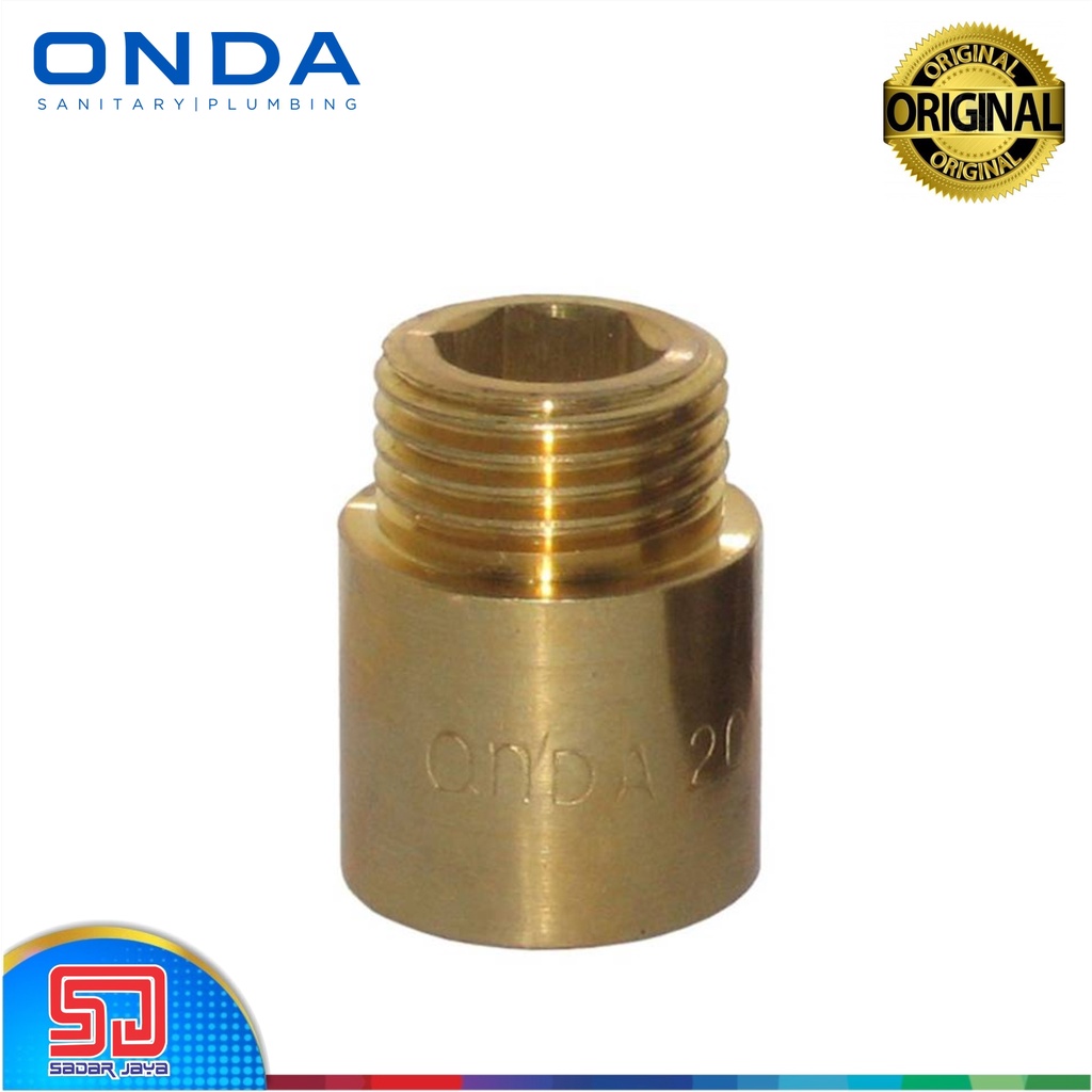 Onda Extension Piece EPG 1/2&quot; penyambung / konektor nipple pipa drat luar dalam Male x Female MxF