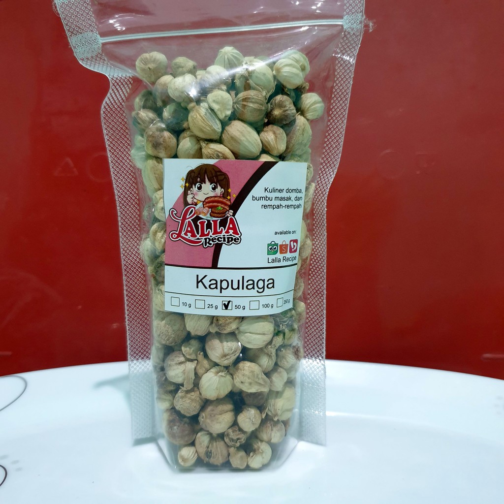 

Kapulaga Putih 50 gram / Kapulaga Jawa / Kapol Kering Premium - 50 gram