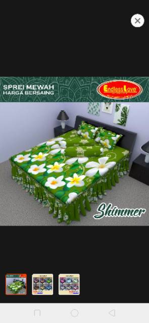 Sprei RUMBAI ENDLESS LOVE