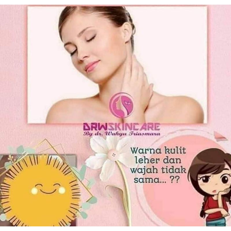 DRW Skincare Brightening Neck Cream Pencerah leher By dr. Wahyu Triasmara