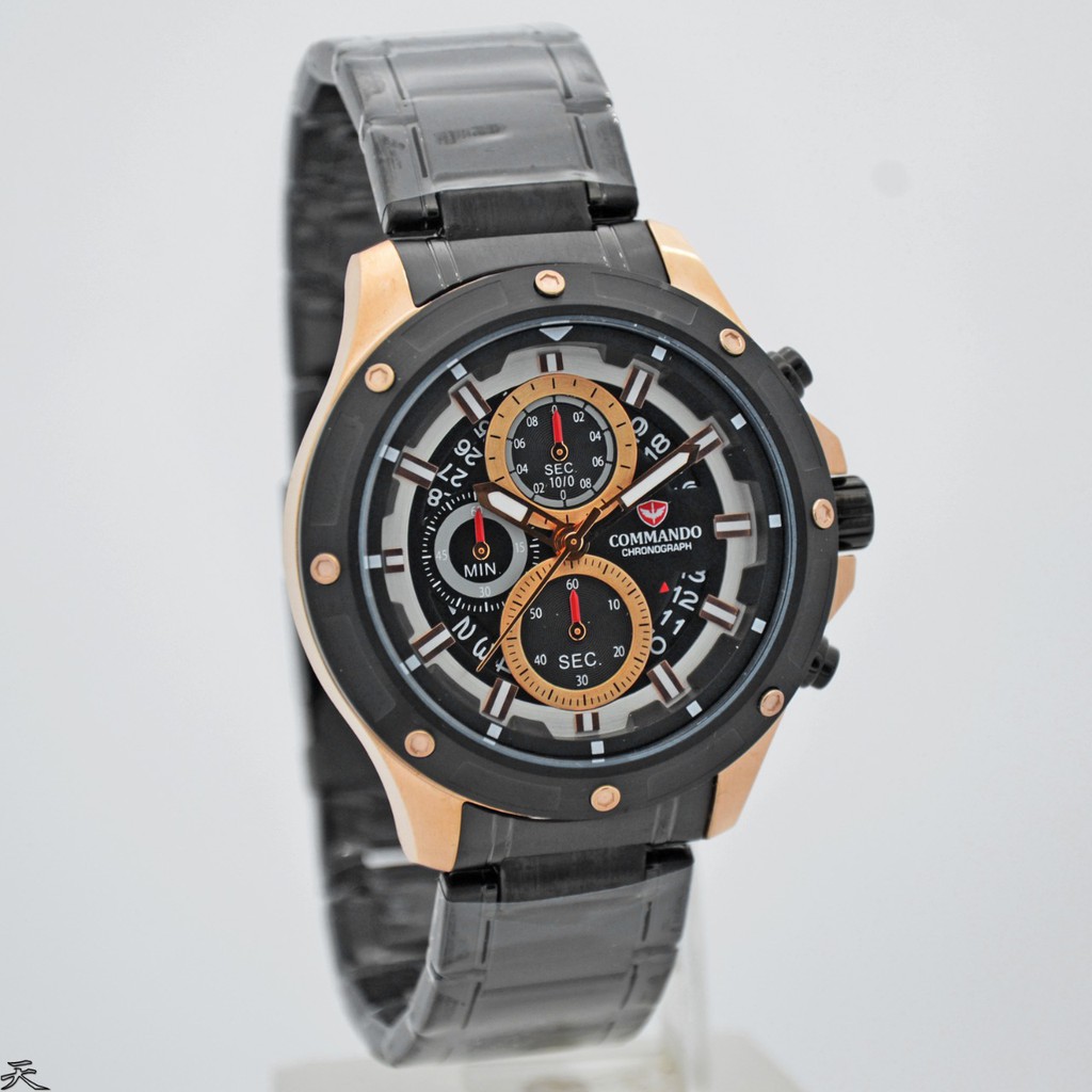 JAM TANGAN PRIA COMMANDO 6009 CHRONOGRAPH
