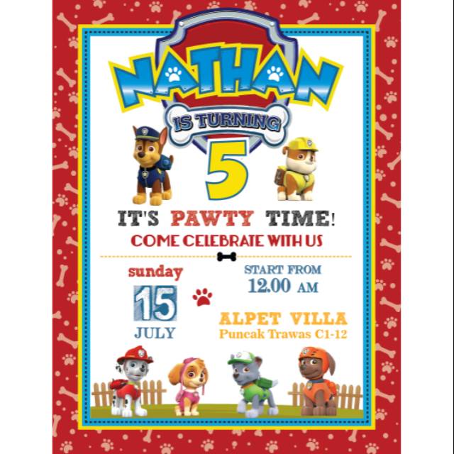 Jasa desain / design undangan invitation online digital birthday e-invitation