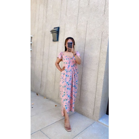 daster bali gisel panjang cessia homedress dress kerut dada viral kekinian