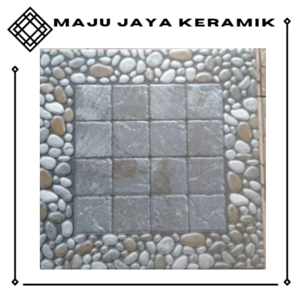 KERAMIK TERAS KASAR 50X50 | KERAMIK LANTAI 50X50 | MOTIF BATU ALAM