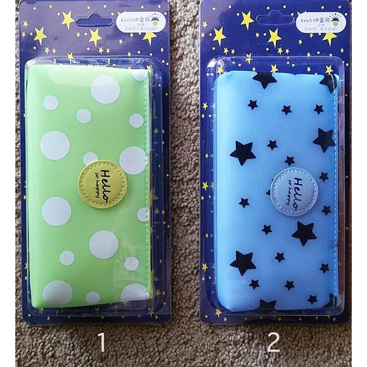 

Tempat Pensil / Pencil Case Fancy / Dompet Jelly - Colorful Polka Dot Murah