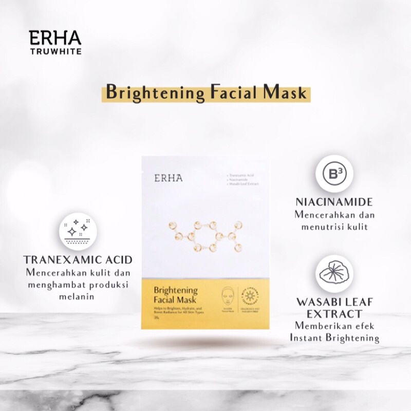 ERHA Brightening facial mask