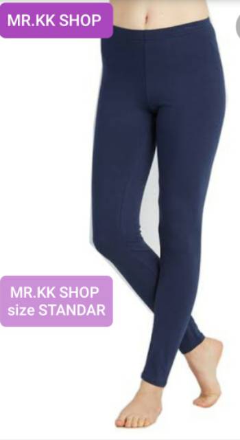 Legging soft rayon kaos dewasa size STANDAR dan JUMBO