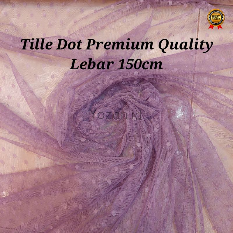 Kain Tile Dot / KAIN TILLE Dotty / Tile dot halus /Tulle Dot Premium / Tile Bintik