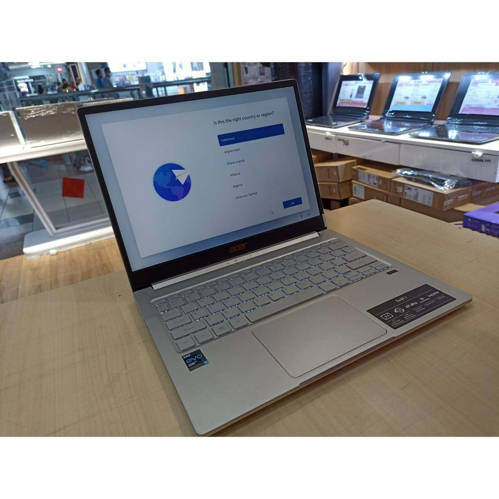 LAPTOP ACER SWIFT 3 SF313 INTEL I5 1135G7 8GB 1TB SSD IRIS XE 13.5&quot; QHD 2K BACKLIT FINGERPRINT WIN11HOME SILVER