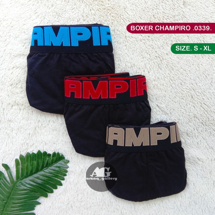 [ ISI 3 PCS ]CD CHAMPIRO C.0339-C CELANA DALAM PRIA DEWASA KARET BOX BAHAN BERKUALITAS TINGGI