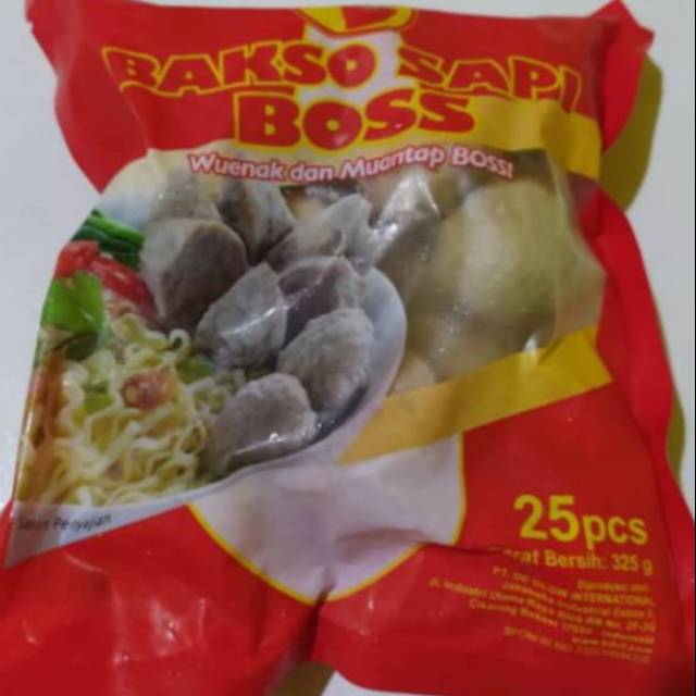 

Boss bakso sapi isi 25bj frozen food