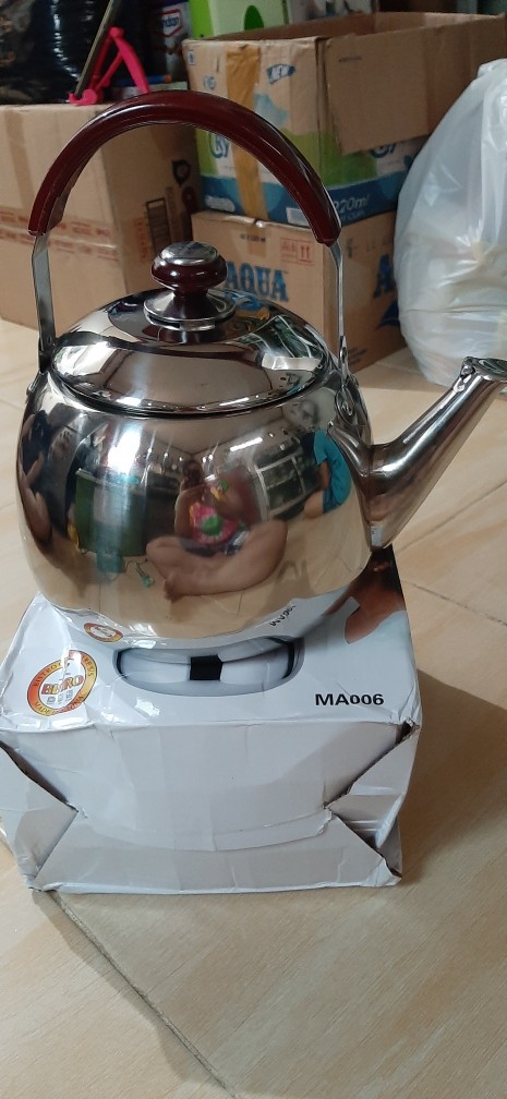 Teko Air Bisa Bunyi Stainless Steel Bahan Tebal/ Bistro Kettle Ma002