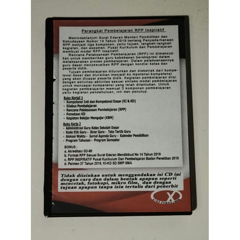 Rpp Daring 1 Lembar Sd Tematik Kelas 2 K 13 Revisi 2020 Shopee Indonesia