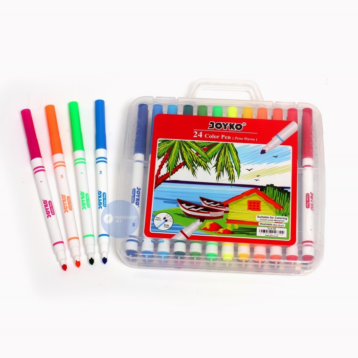 

PROMO Color Pen Pulpen Pena Warna Joyko CLP-05 24 Warna Colors