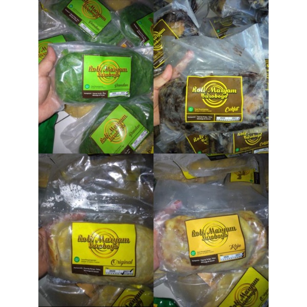 

Roti Maryam Surabaya Canai Coklat Keju Original Pandan Ori Cane Full Cokelat isi 10 Snack khas Timur Tengah Suroboyo Best Seller