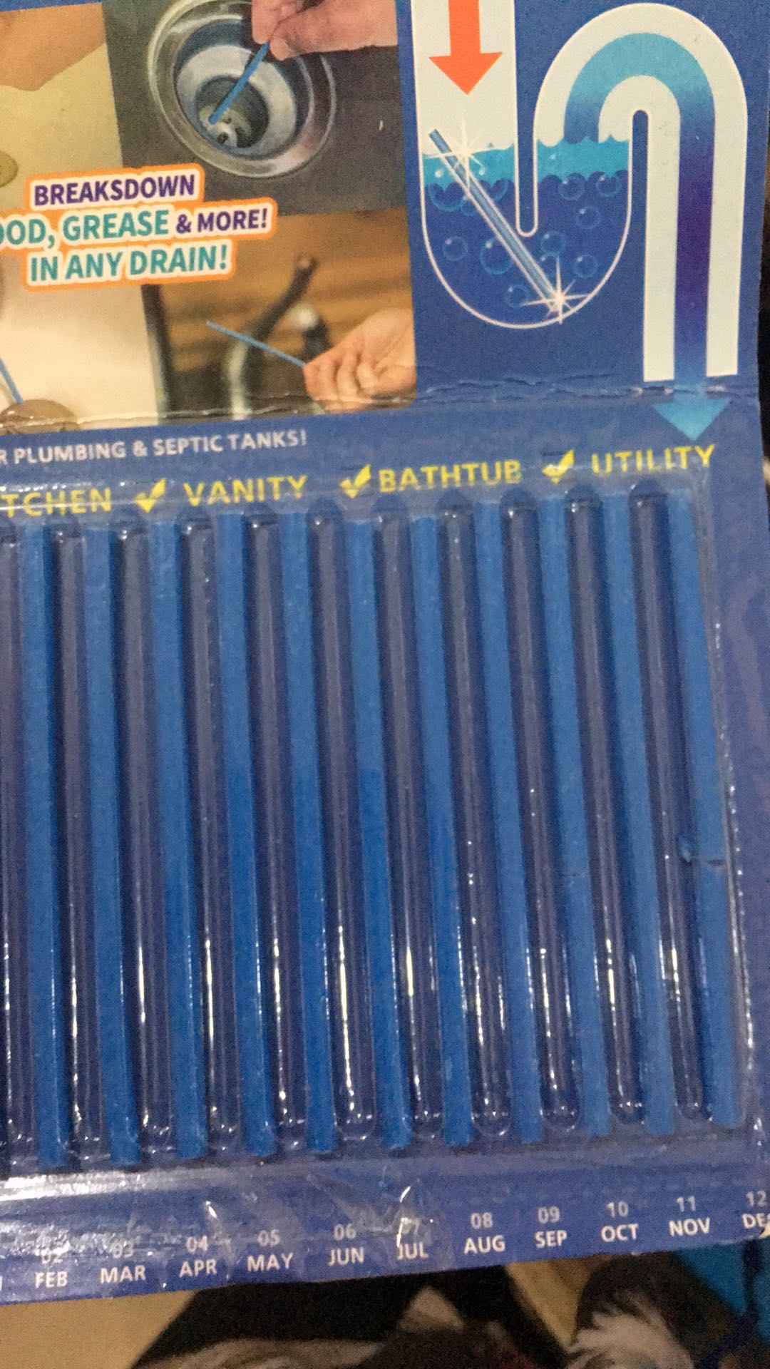 Sani Stick Drain Pembersih Pewangi Wastafel Saluran Air Mampet Toilet