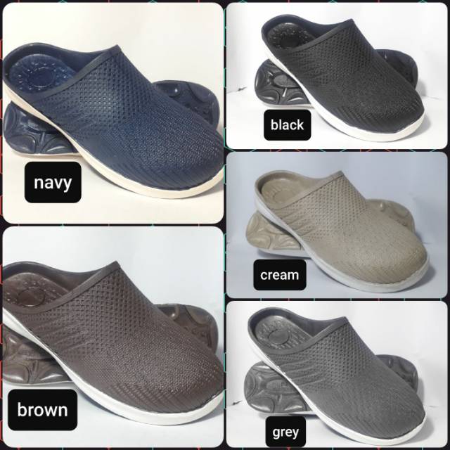SLOP FULL KARET, SLOP PRIA BUSTONG, SEPATU SANDAL KARET, SANDAL KARET SLOP PRIA