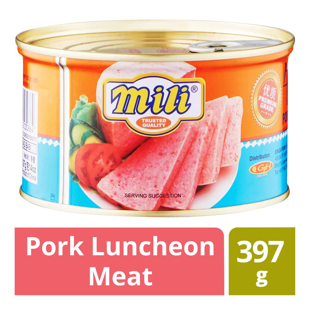 

Mili Premium Pork Luncheon Meat Kornet Ham B2 397gr