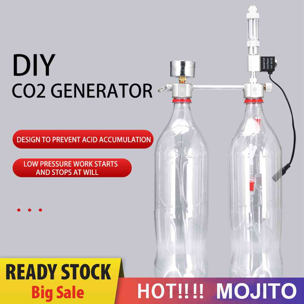 Sistem Generator CO2 Karbon Dioksida DIY Dengan Katup Cek