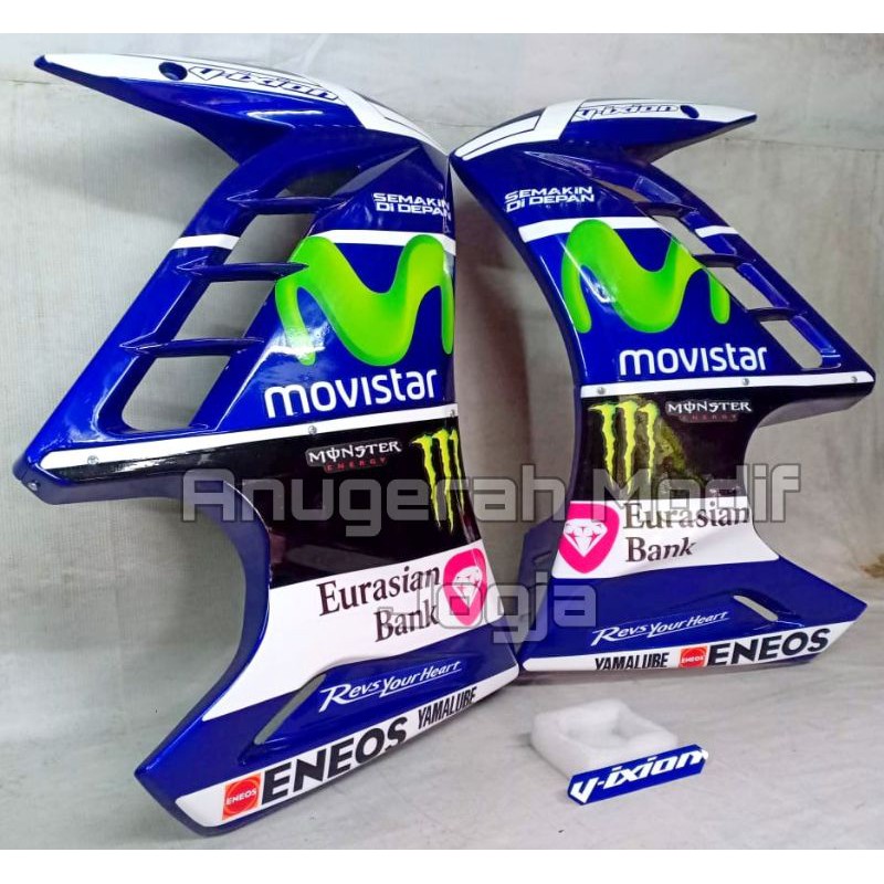 Half fairing vixion advance ninja fi