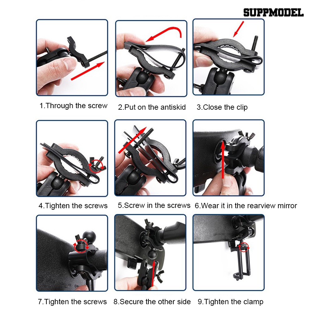 Sdl Bracket Dudukan Handphone Universal Rotasi 360 Derajat Untuk Kaca Spion Mobil