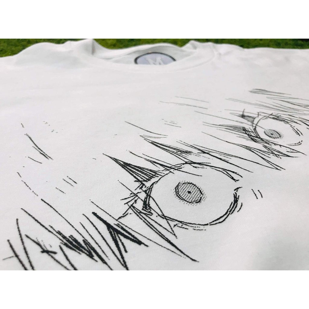 Tshirt Gojo Satoru White Anime Jujutsu Kaisen