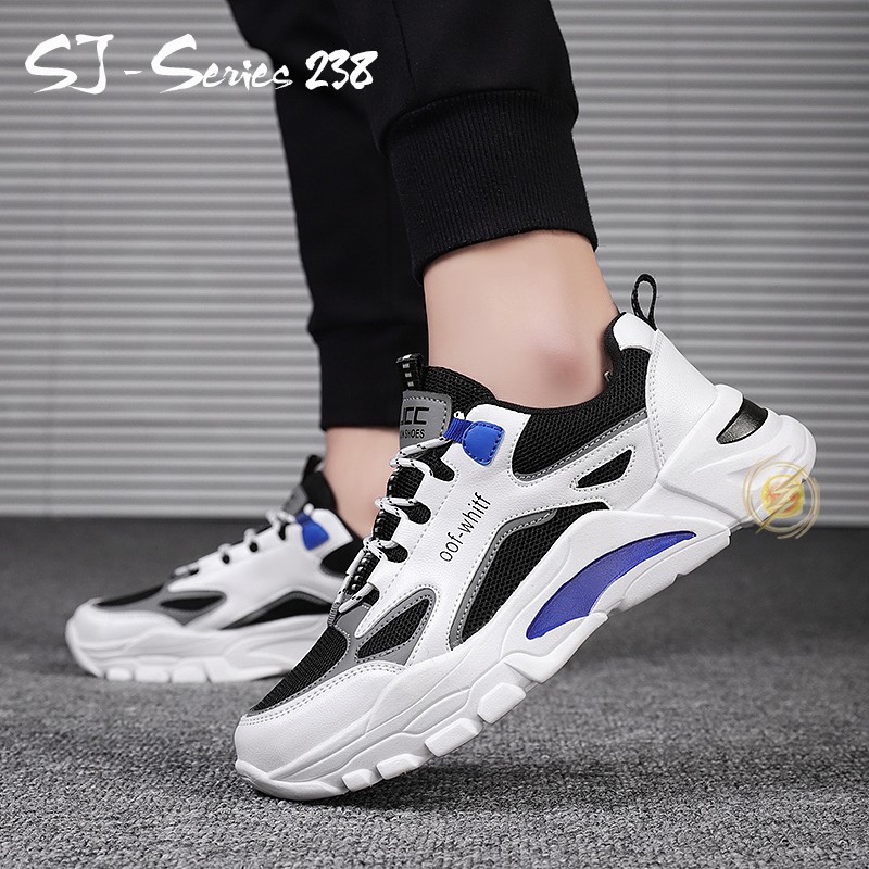 [Jwalk] Sepatu Sneakers Pria Trendy Kualitas Import Super Premium - 237