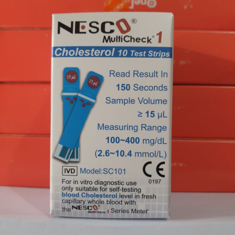 Strip Kolesterol Nesco Cholesterol Stik Kolesterol Nesco Strip Kolestrol