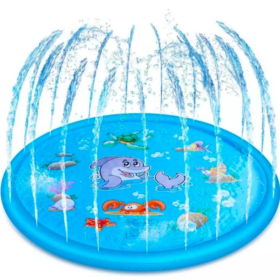 MAINAN MANDI ANAK MATRAS AIR MANCUR - SEMPROT AIR MANCUR -SPLASH PLAY MAT - BC