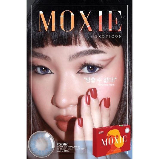 softlens warna moxie diameter kecil lembut