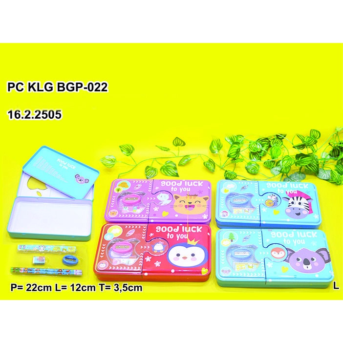 

Tempat Pensil Kotak Pensil Case Kaleng BGP-022