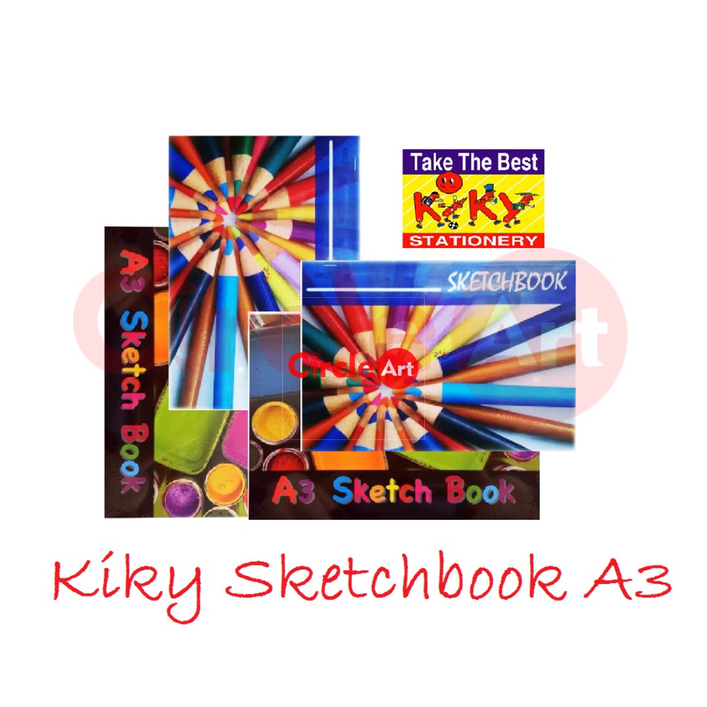 

KIKY SKETCH BOOK A3 / BUKU GAMBAR SKETSA UKURAN A3