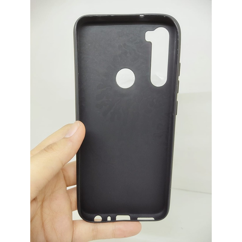 Case Slim CROSS Redmi Note 8 6.3 inchi Softshell with Frame Line Anti Melar TIDAK LICIN